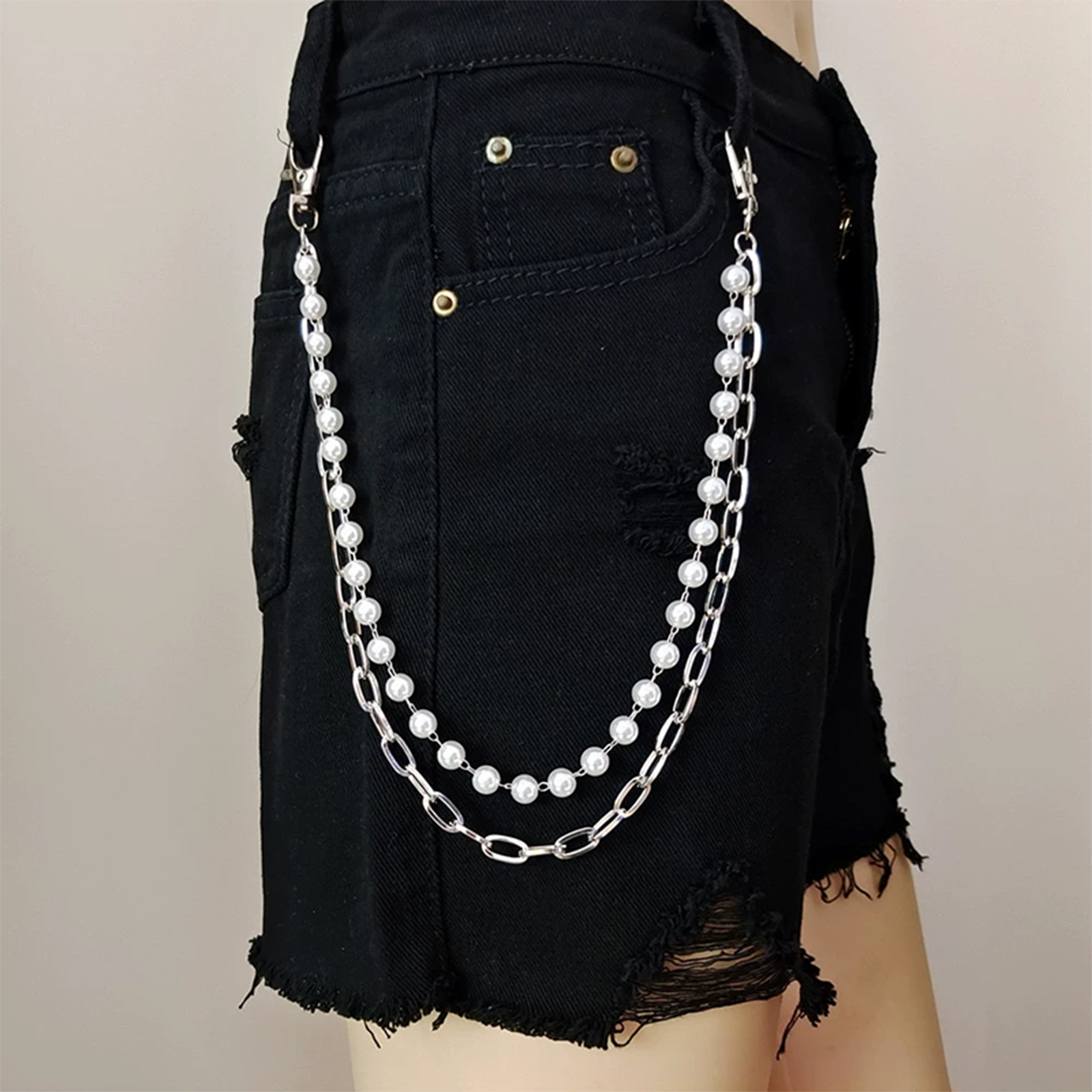 Simple Waist Chain For Women T - Street Fashion Jeans Women 评论和价格
