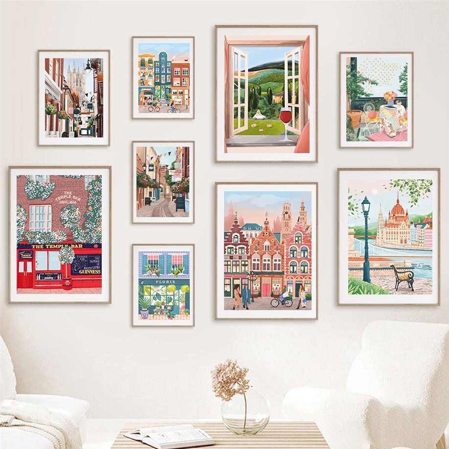 Coastal City Beautiful View Co - Street Fashion Poster 评论和价格