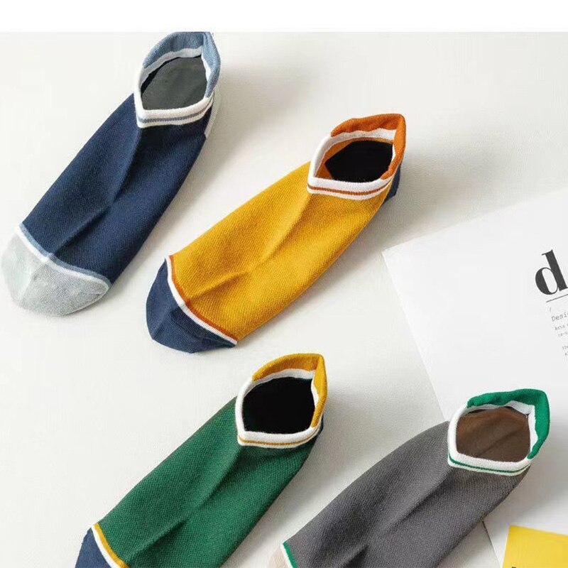 5 Pairs Man Short Socks Fashio - Street Fashion Style Youtube 评论和价格
