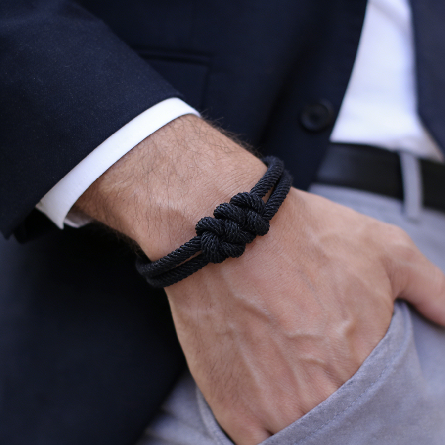 Stylish Men Rope Bracelet High - Street Fashion In Milan 评论和价格
