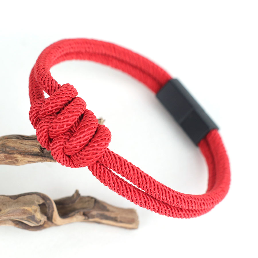 Stylish Men Rope Bracelet High - Street Fashion In Milan 评论和价格