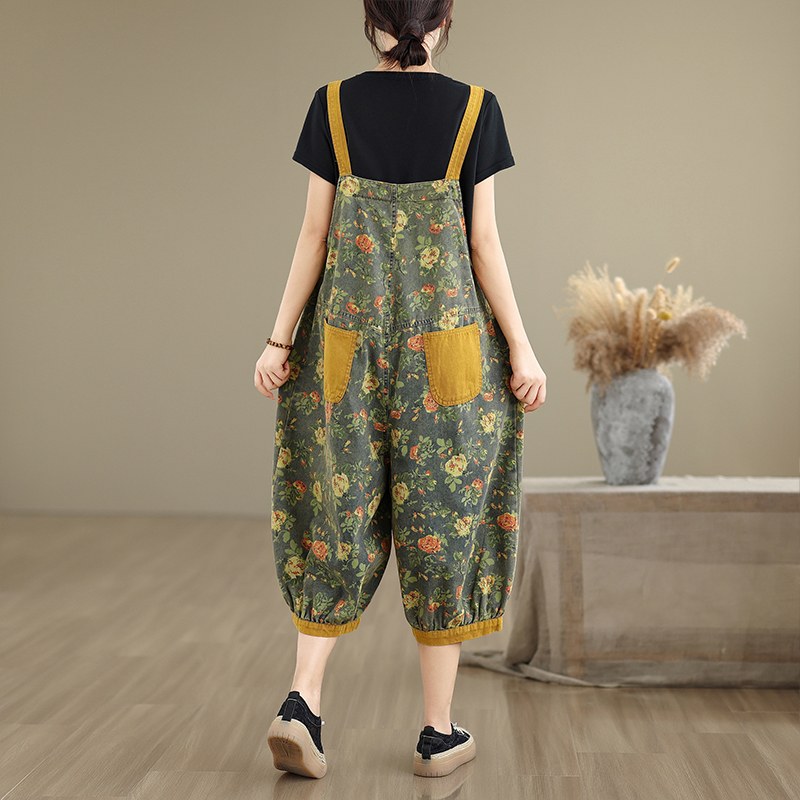 Fashion Print Floral Y2K Denim - Street Fashion Jeans Women 评论和价格