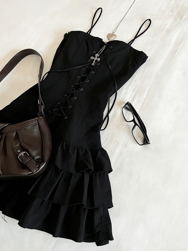 Goth Dresses Sexy Y2k 2000s Vi - Street Fashion Goth 评论和价格