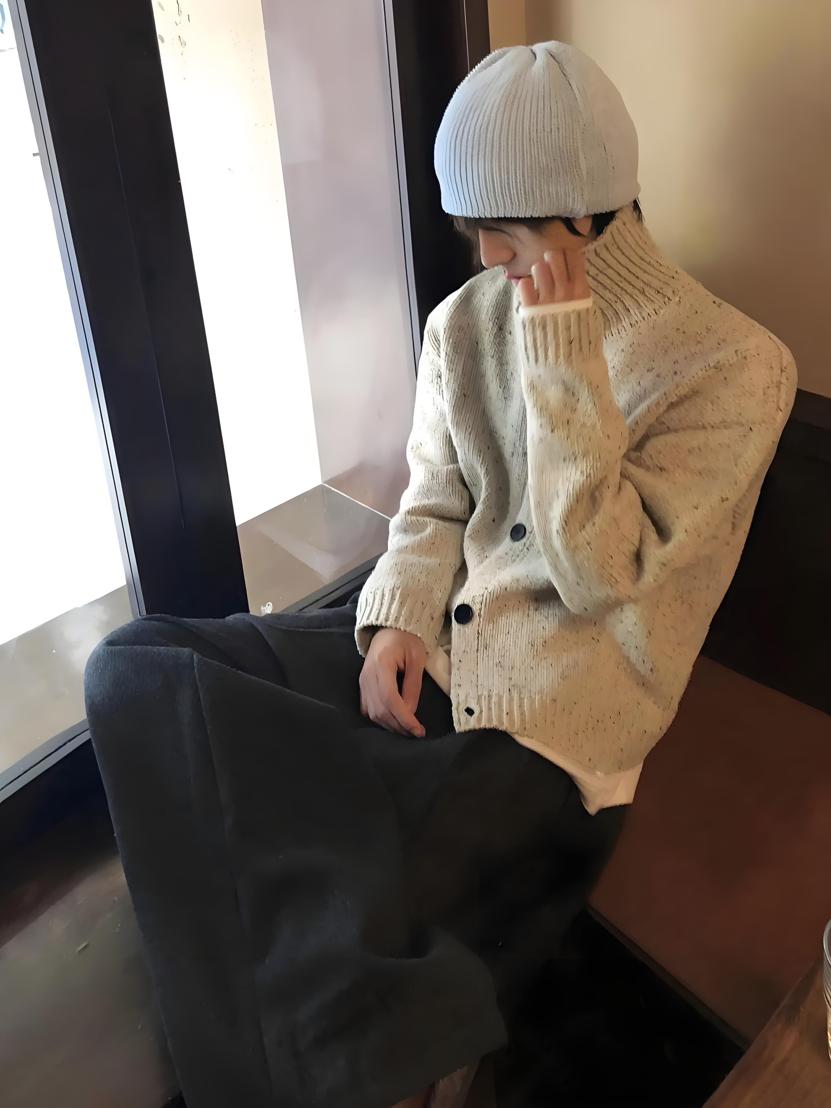 Fur Collar Pullovers Blancos M - Street Fashion Culture 评论和价格