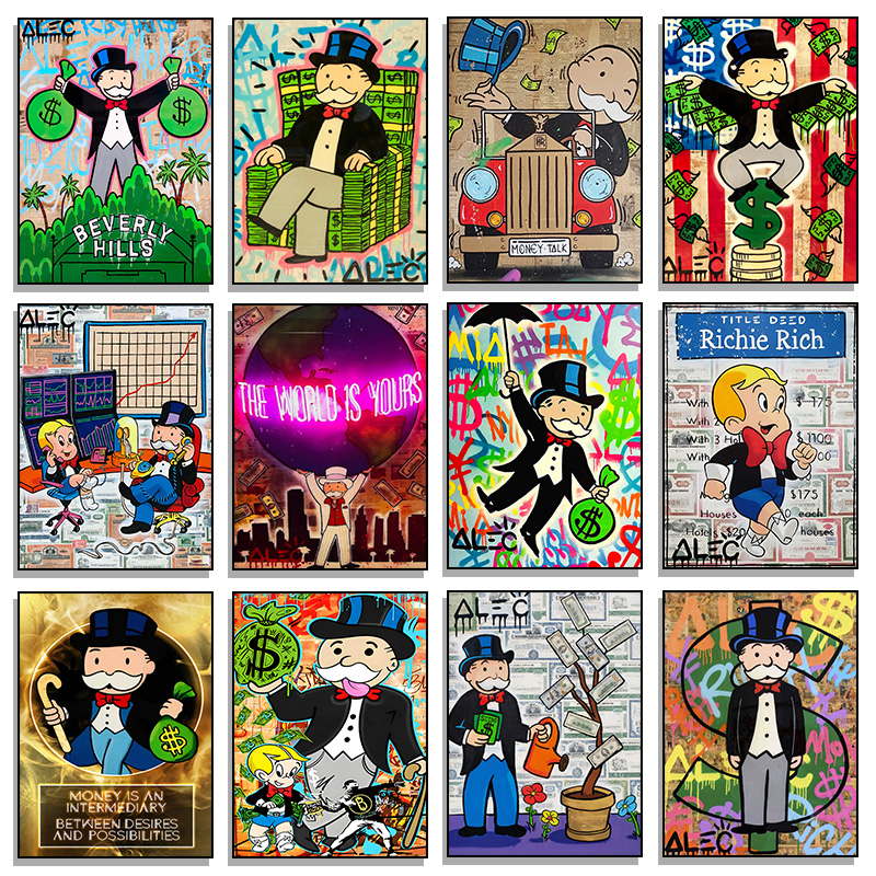 Fashion Alec Monopoly Milliona - Street Fashion Poster 评论和价格
