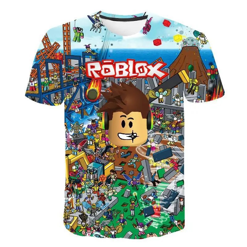 2026 Roblox kid T shirt Boys G - Street Fashion Roblox 评论和价格