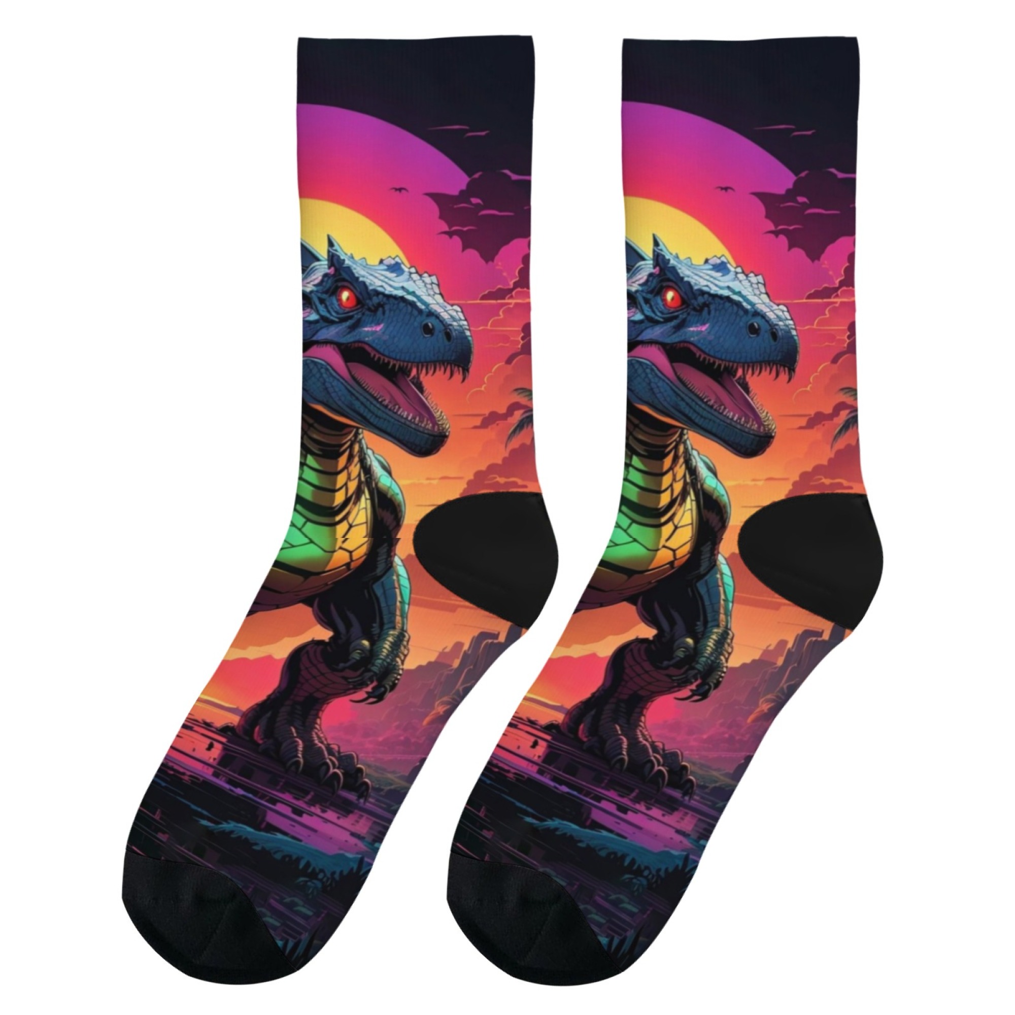 Comic Style Jurassic Dinosaur  - Street Fashion Style Youtube 评论和价格