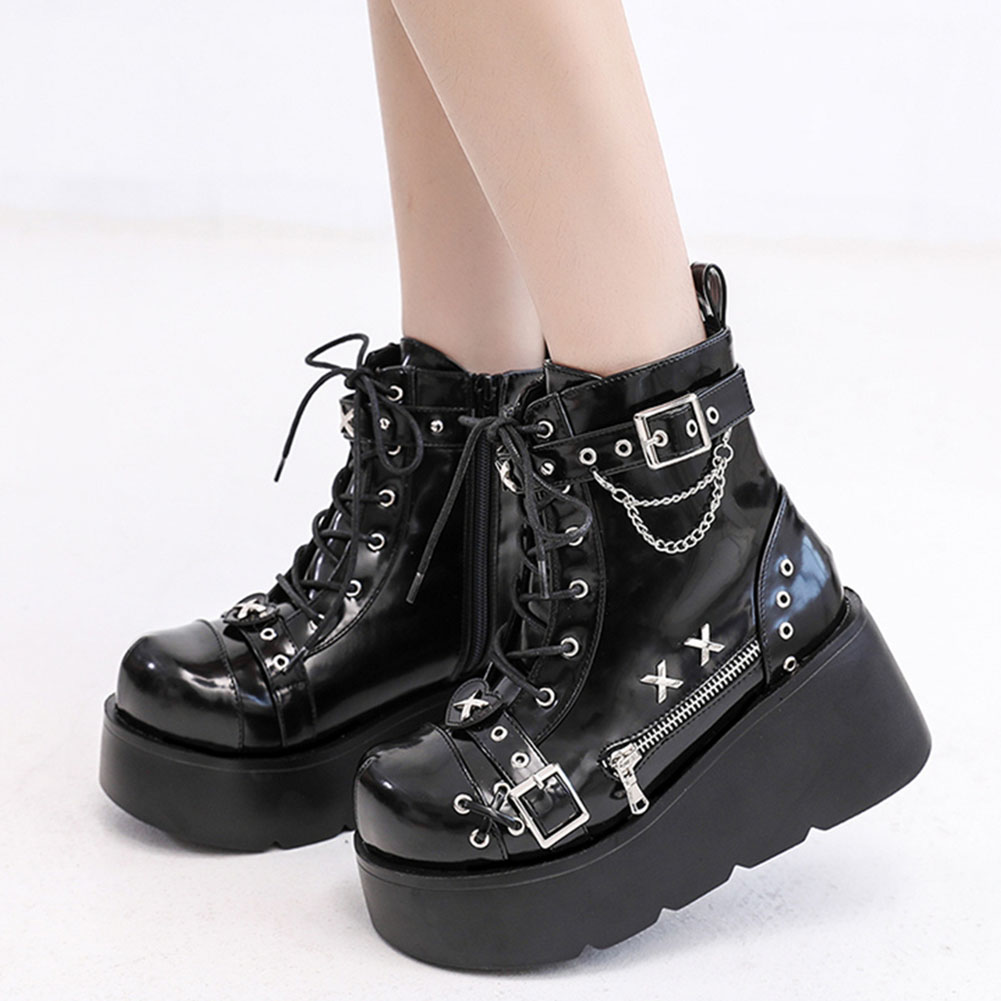 Brand New Ladies Goth Platform - Street Fashion Goth 评论和价格