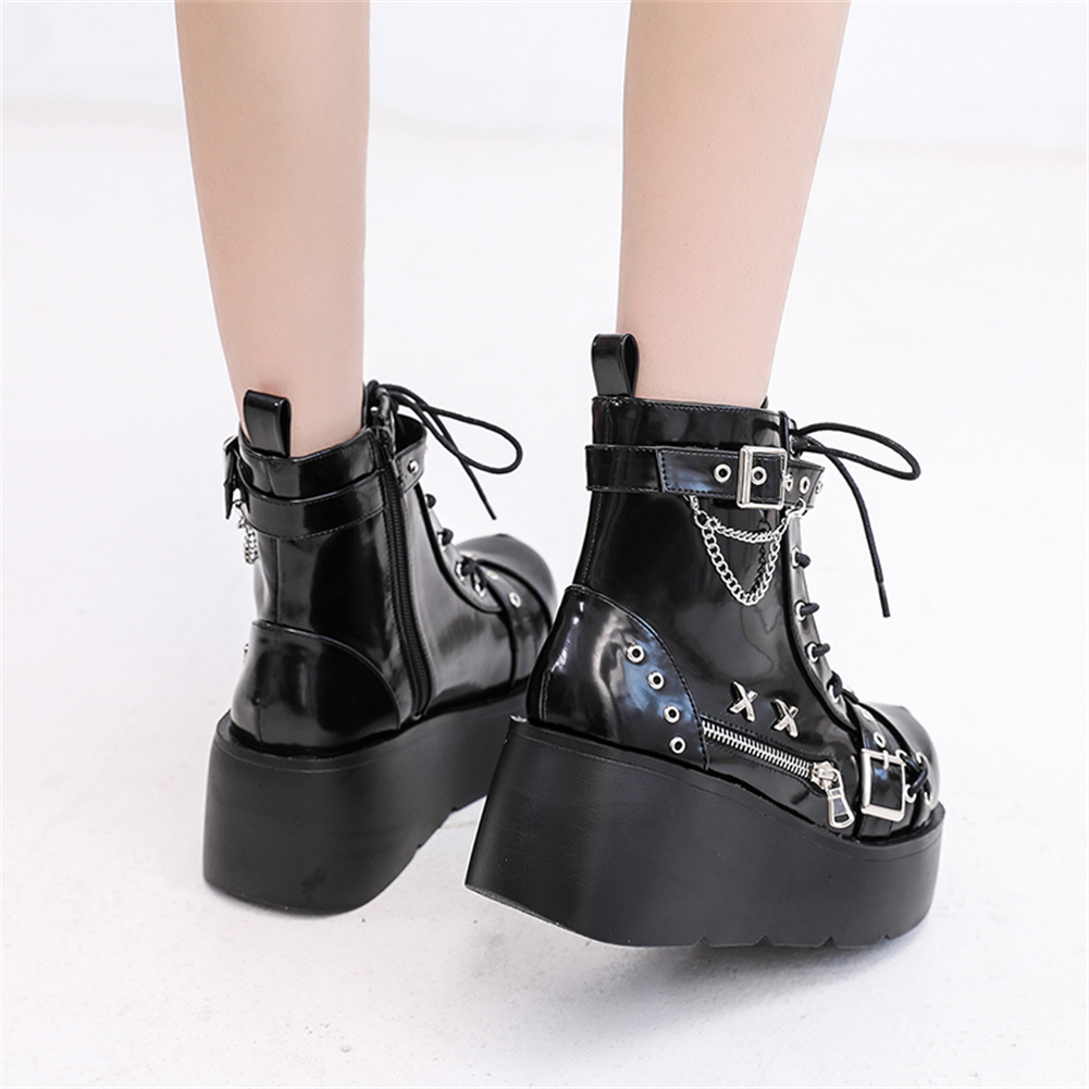 Brand New Ladies Goth Platform - Street Fashion Goth 评论和价格
